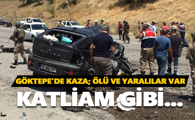 Göktepe'de kaza: 3 ölü, 15 yaralı
