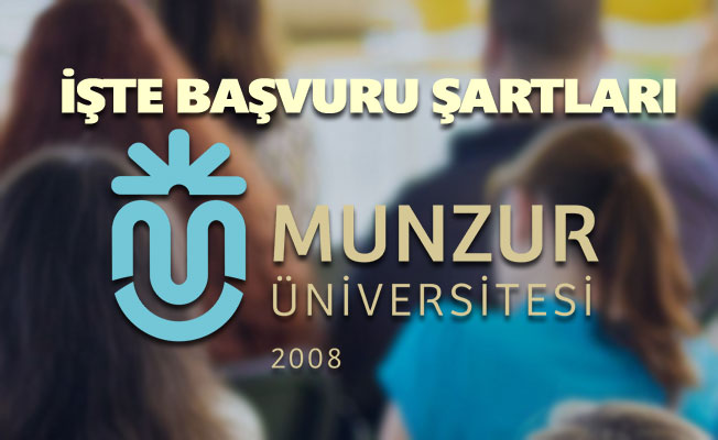 Munzur Üniversitesi yüksek lisans kadrolarını açıkladı