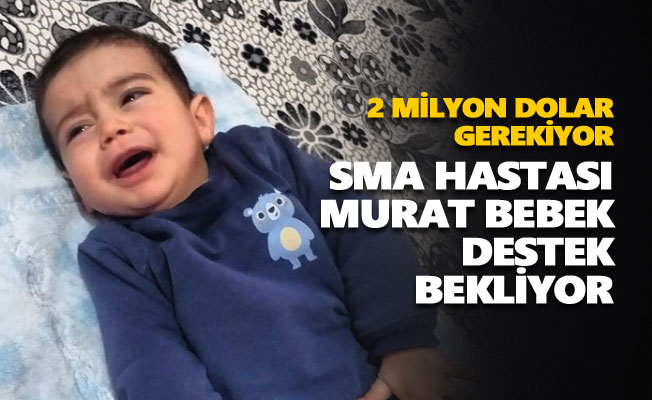 SMA hastası Murat bebek destek bekliyor