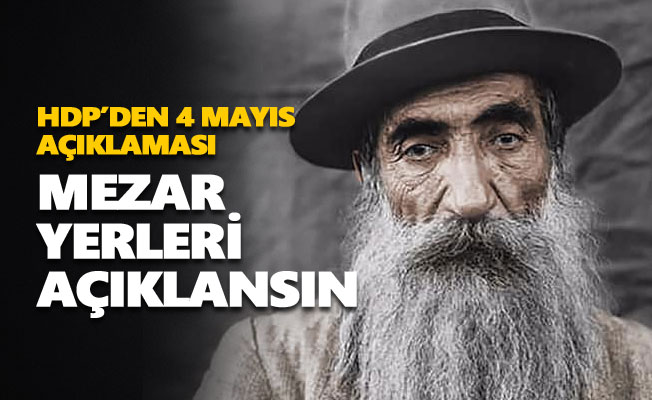 HDP: Seyit Rıza’nın mezar yeri açıklansın