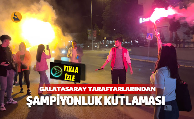 Galatasaray taraftarlarından Dersim'de şampiyonluk kutlaması