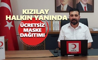 Kızılay Tunceli'den ücretsiz maske dağıtımı
