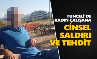 Tunceli'de kadın çalışana cinsel saldırı ve tehdit