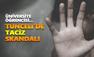 Tunceli'de taciz skandalı