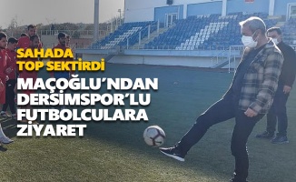 Maçoğlu’ndan Dersimspor’lu futbolculara ziyaret