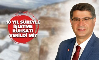 Polat Şaroğlu'ndan Hozat'taki mermer ocağına ilişkin soru önergesi