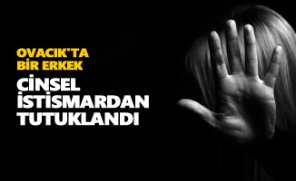 Ovacık'ta bir erkek cinsel istismardan tutuklandı