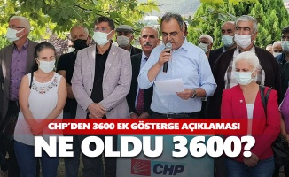 CHP'den 3600 ek gösterge açıklaması