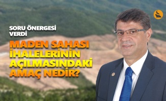 CHP’li Şaroğlu, maden ihalelerini Meclis gündemine taşıdı