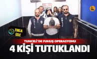 Tunceli#039;de fuhuş operasyonu: 4 tutuklama