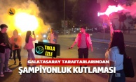 Galatasaray taraftarlarından Dersim#039;de şampiyonluk kutlaması