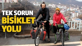 Bisikletle dünyayı dolaşan gençler Dersim'e hayran kaldı